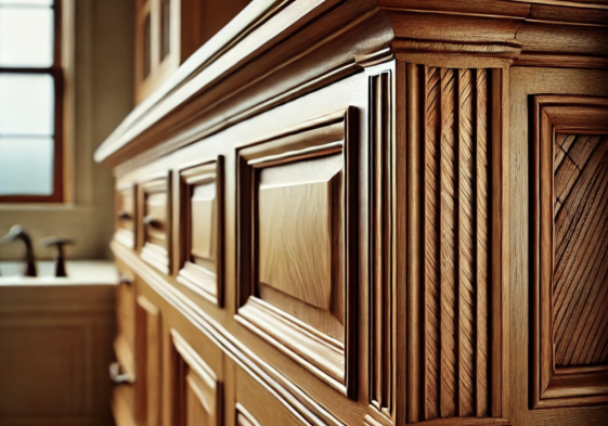 wood detail bathroom