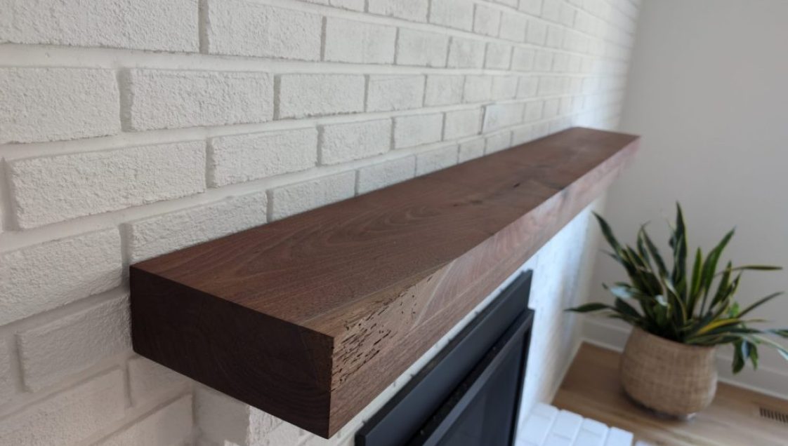 custom fireplace mantle